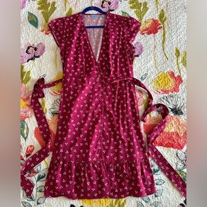 Draper James Wrap Flounce Dress